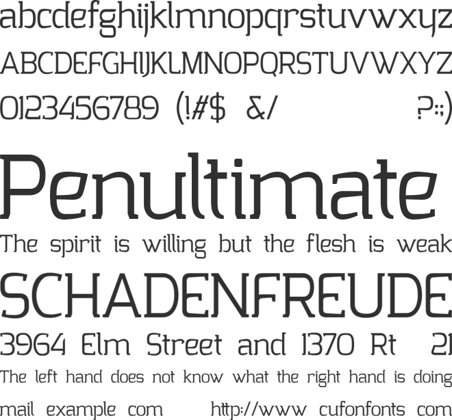 Collazio Personal Use font preview