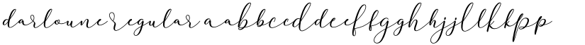 darloune Regular font