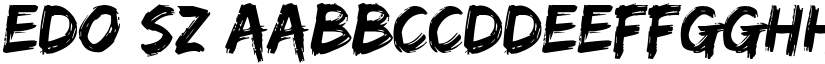 Edo SZ font download