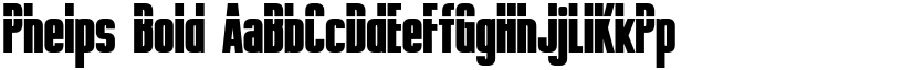 Phelps Bold font