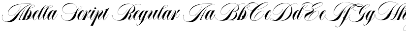 Abella Script font download