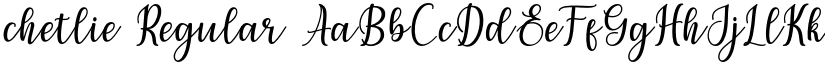 chetlie Regular font
