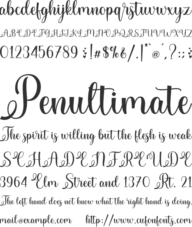 Haghisty_DEMO font preview