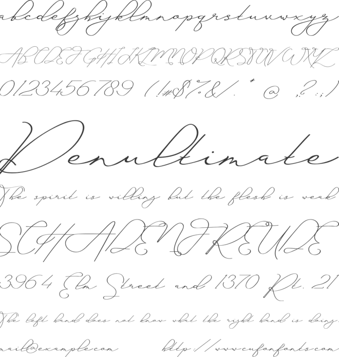 Ayudisha Demo font preview