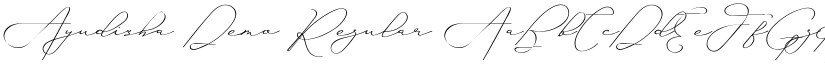 Ayudisha Demo Regular font