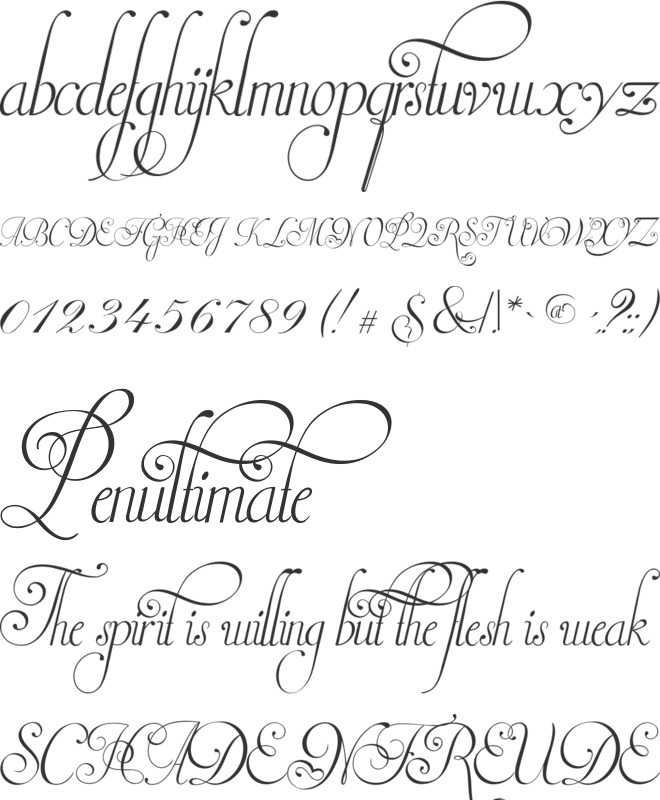 Invitation Script LIMITED FREE VERSION font preview