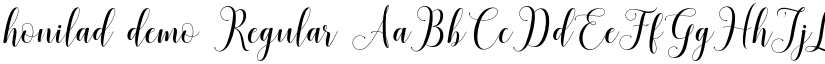 honilad demo Regular font