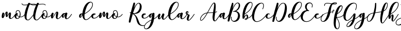 mottona demo Regular font