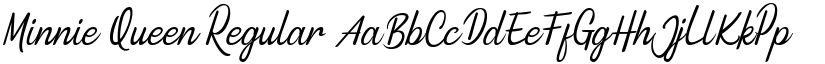 Minnie Queen Regular font