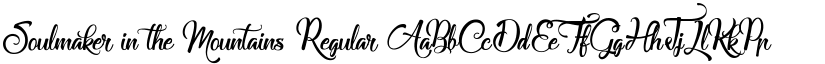 Soulmaker in the Mountains Regular font