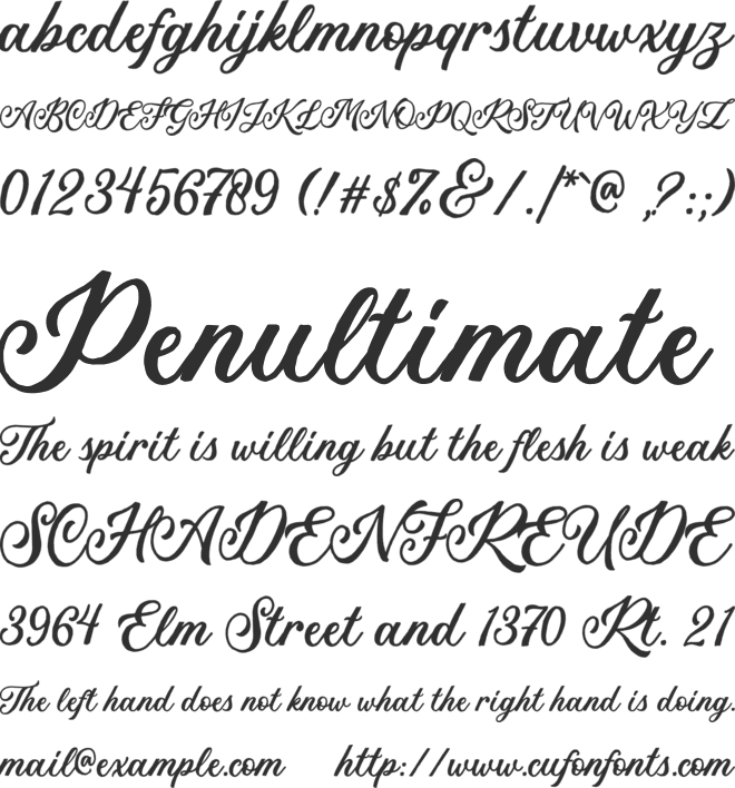 Troyline DEMO font preview