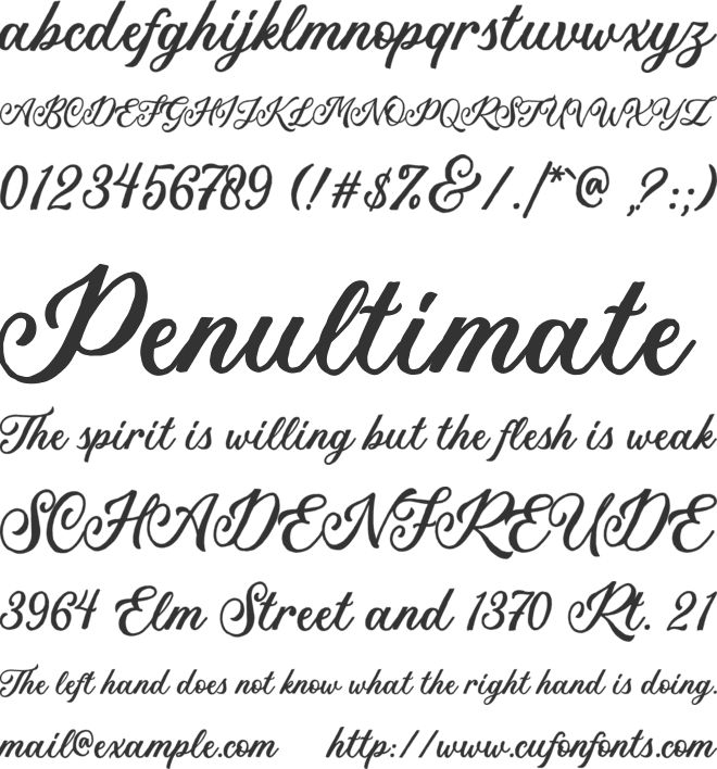 Troyline DEMO font preview