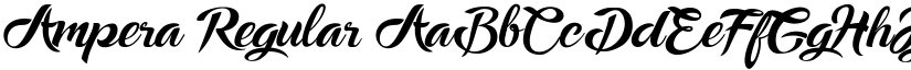 Ampera Regular font