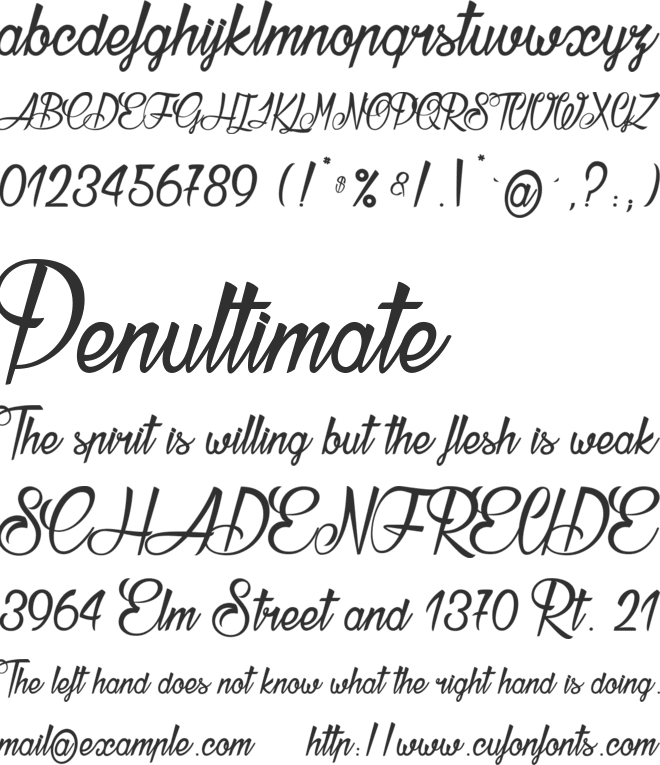 Atelier Omega_PersonalUseOnly font preview