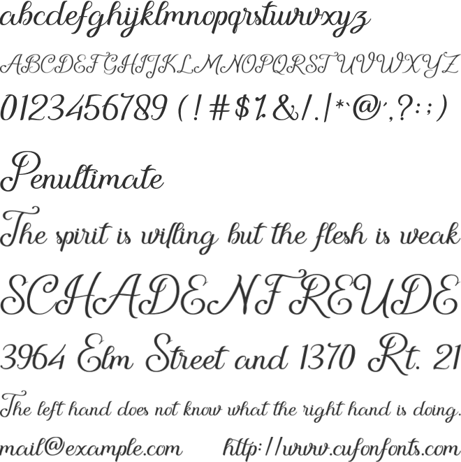 Oh Darling font preview