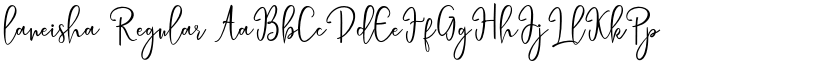 laneisha Regular font