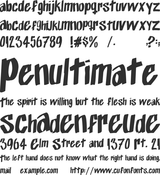Exito Free Hand font preview