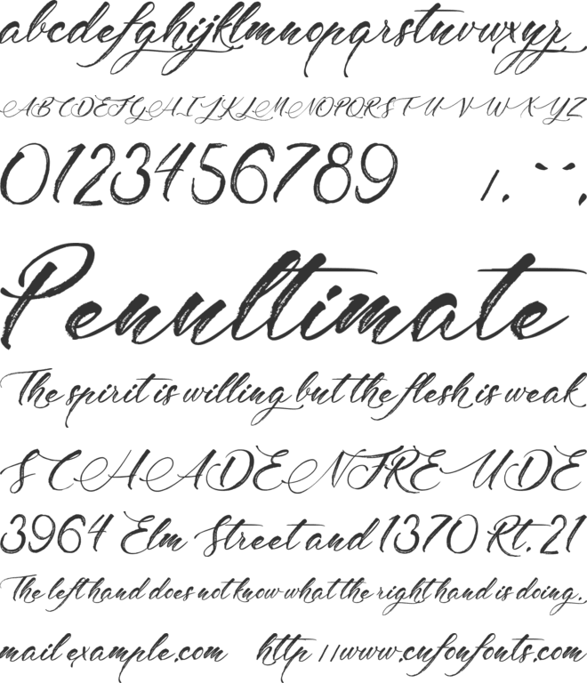 Madame Cosmetics font preview