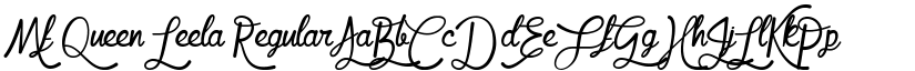 Mf Queen Leela Regular font