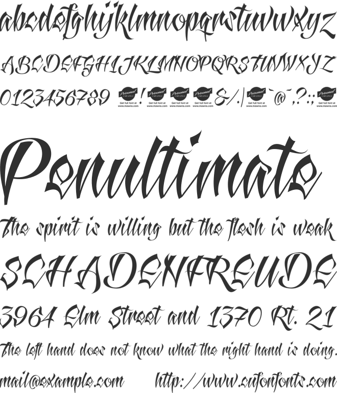 Antlers Demo font preview