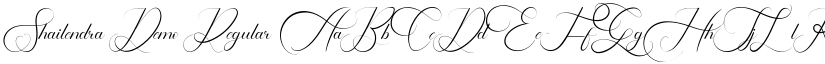 Shailendra Demo font download