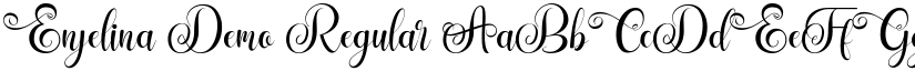 Enjelina Demo Regular font