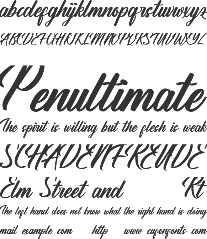 Hamsterly Demo font preview