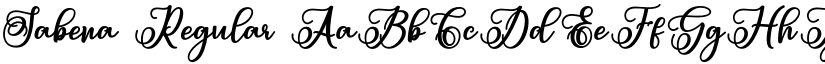 Sabena Regular font