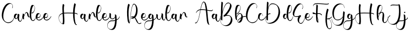 Carlee Harley Regular font