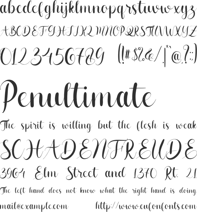 Historical Magical font preview
