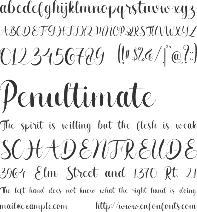 Historical Magical font preview