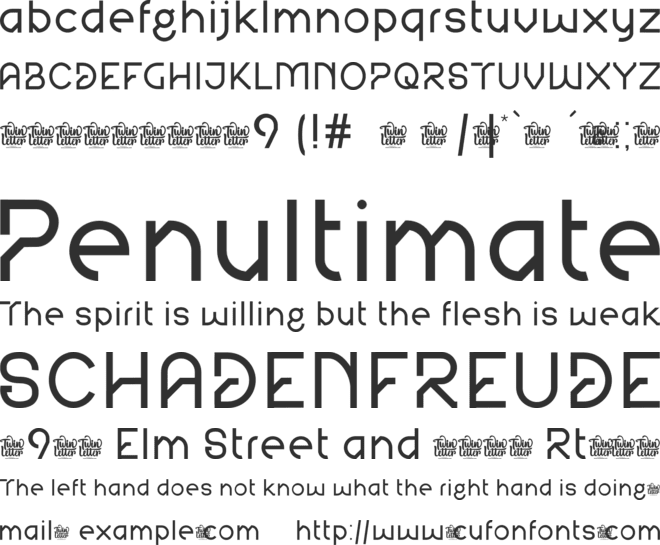 Agree Personal Use font preview