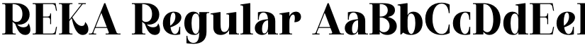 REKA Regular font