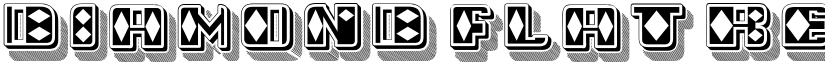 Diamond Flat Regular font