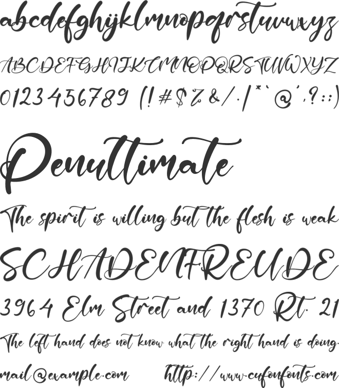 Artificial Jewel font preview