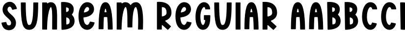 Sunbeam Regular font
