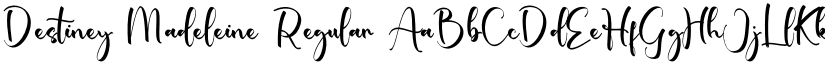 Destiney Madeleine font download