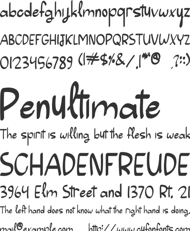 Summer Vintage font preview