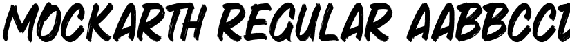 Mockarth font download