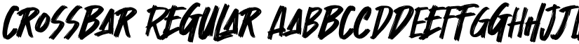 Crossbar font download
