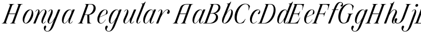 Honya font download