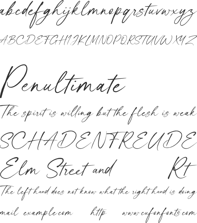 photogenic - Personal Use font preview