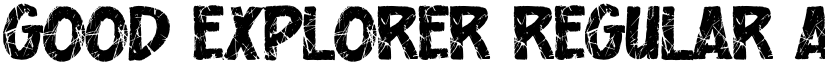 Good Explorer Regular font