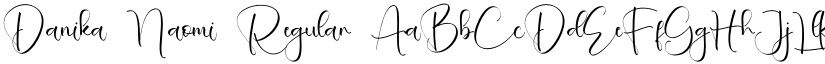 Danika Naomi Regular font