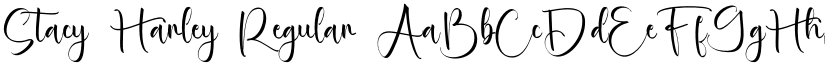 Stacy Harley Regular font