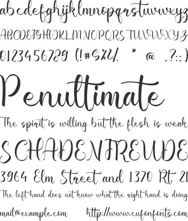 Diya Ashleigh font preview