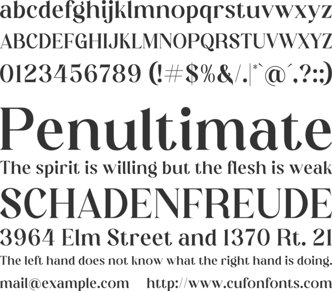 Dishta Bikailen font preview