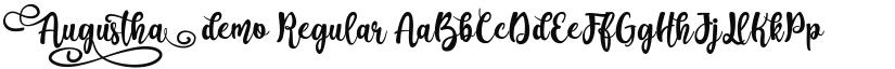 Augustha demo font download