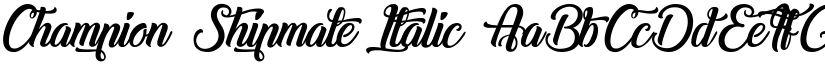 Champion Shipmate font download