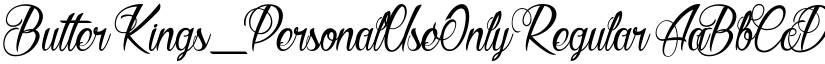 Butter Kings_PersonalUseOnly Regular font